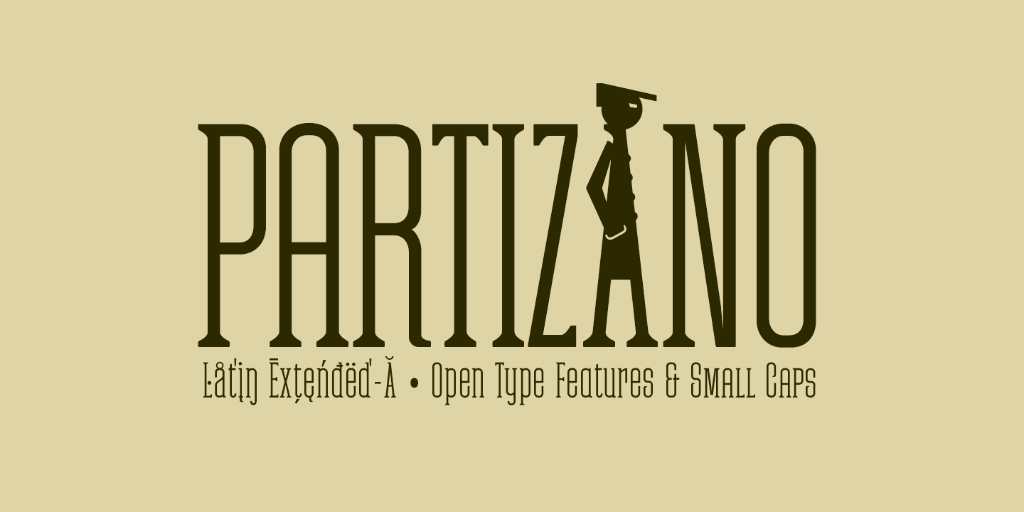 Example font Partizano Serif #1